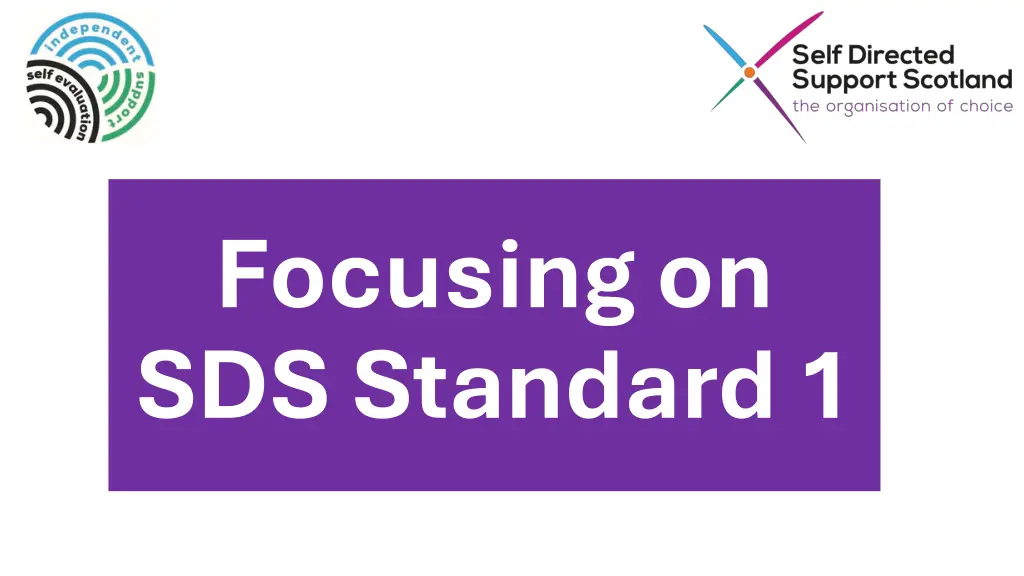 focusing on sds standard 1