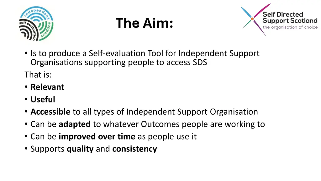 the aim