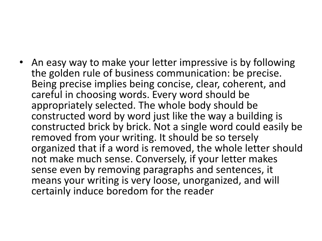 an easy way to make your letter impressive