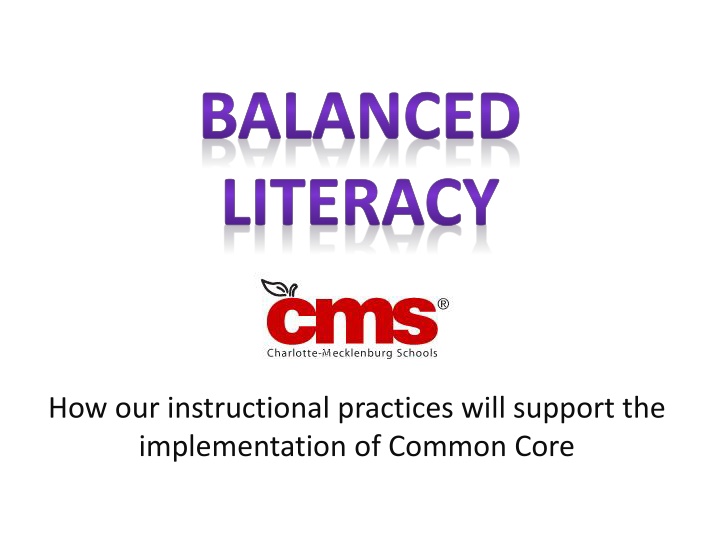 balanced literacy