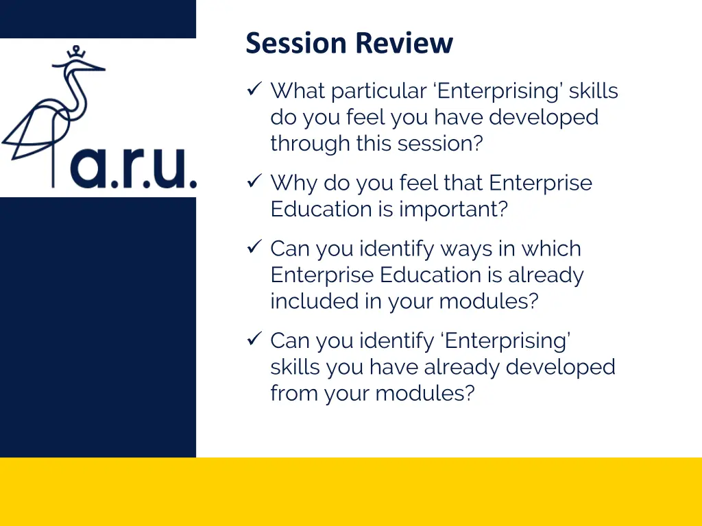 session review