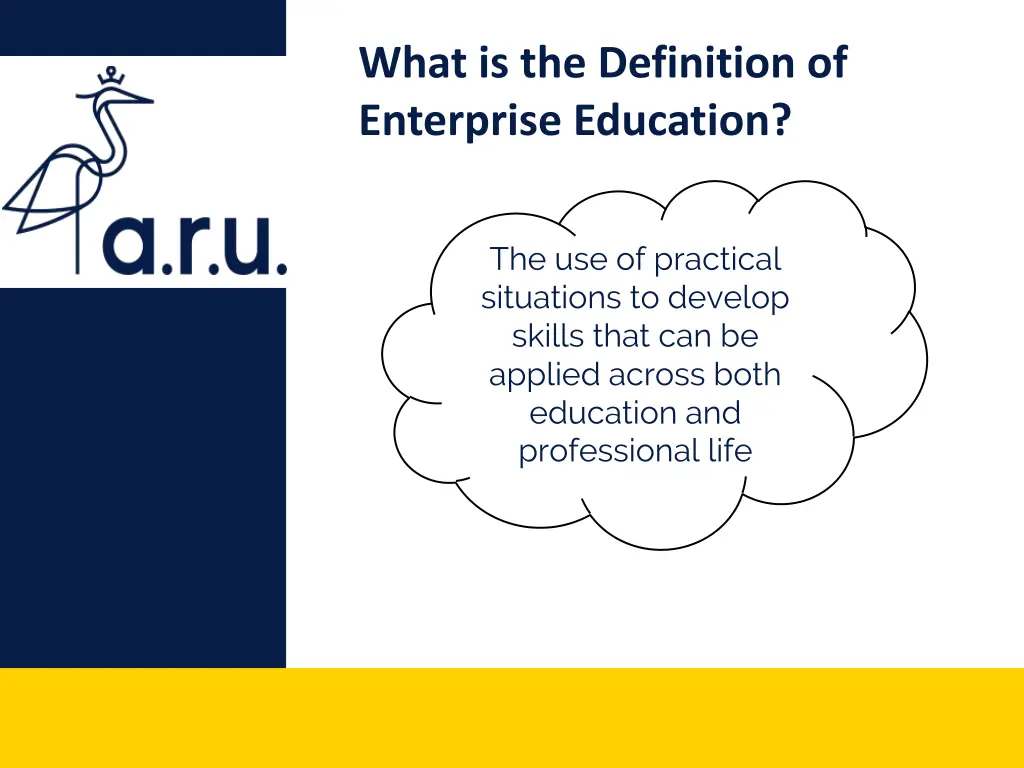 what is the definition of enterprise education