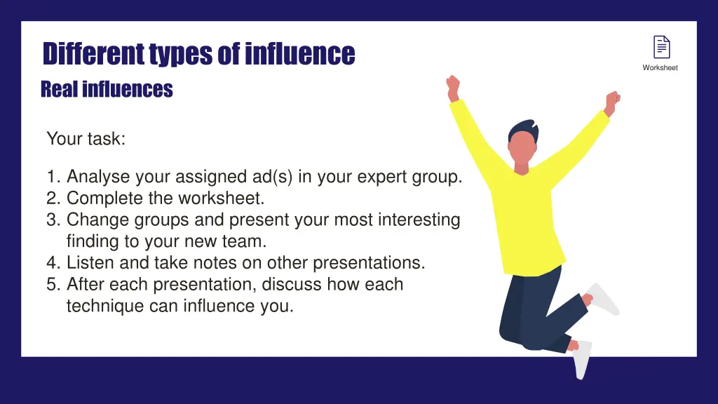 different types of influence 1