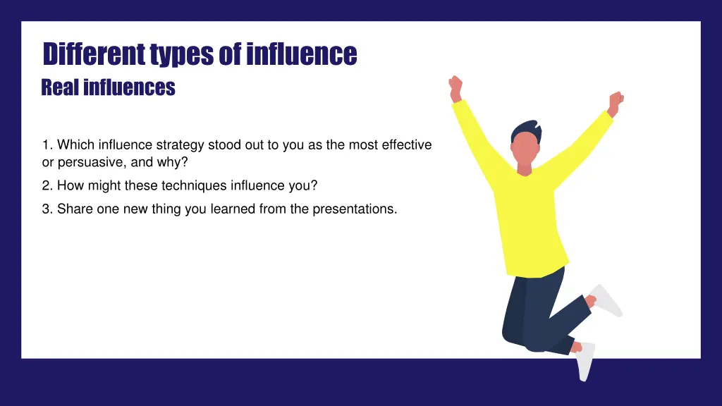 different types of influence 2