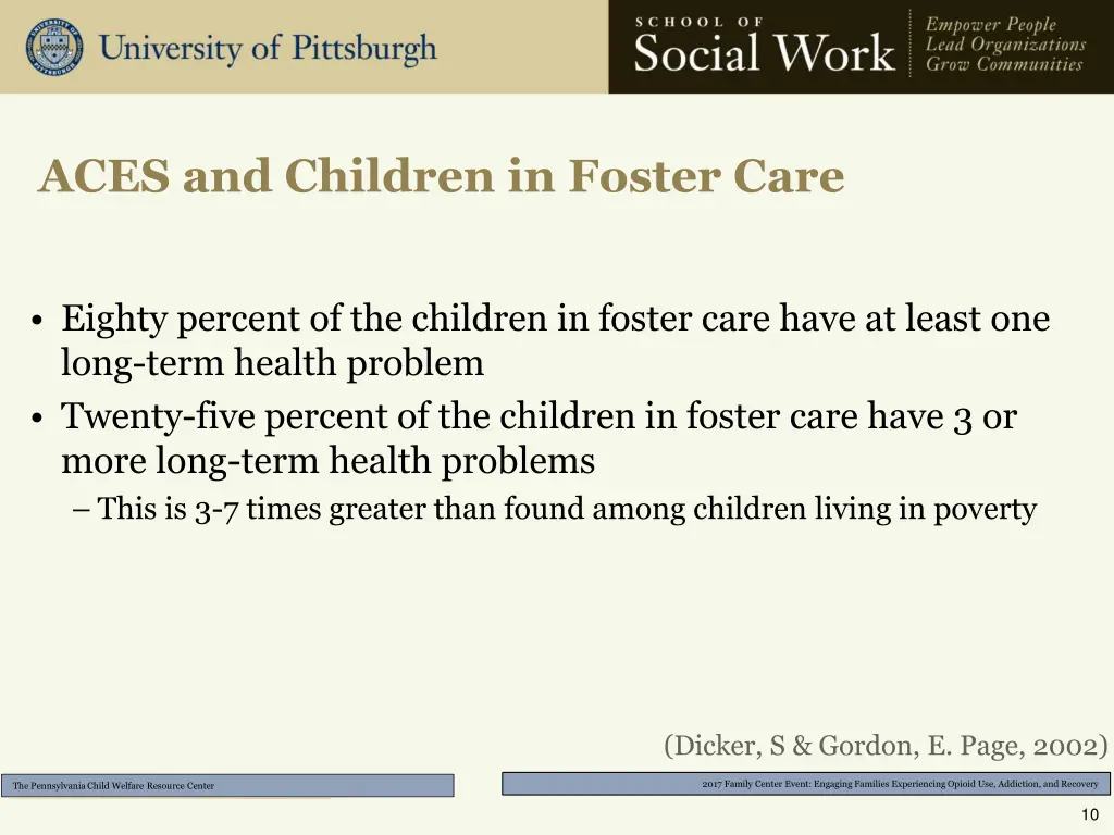 aces and children in foster care