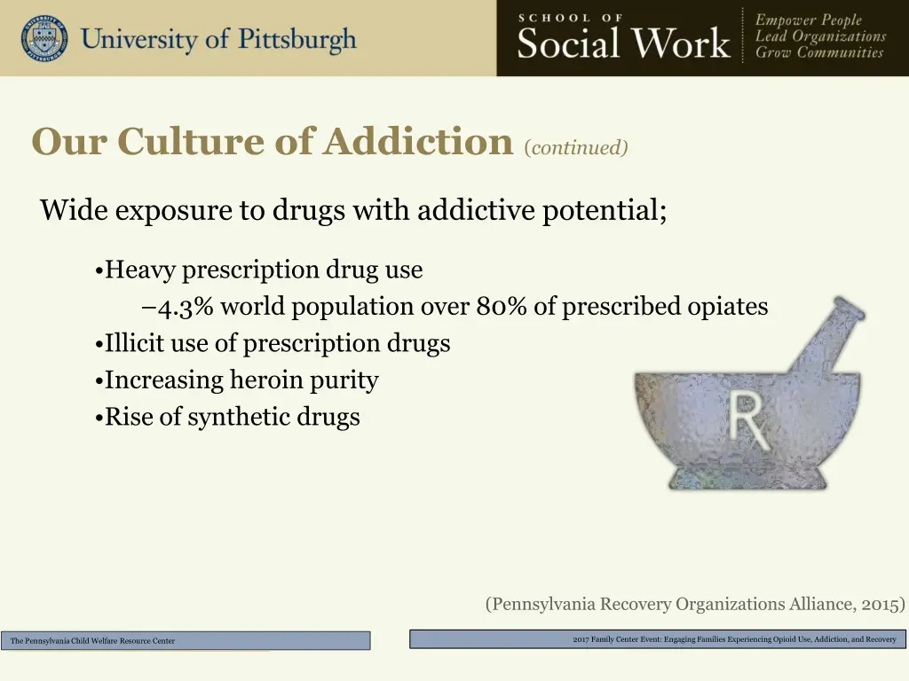 our culture of addiction continued 1