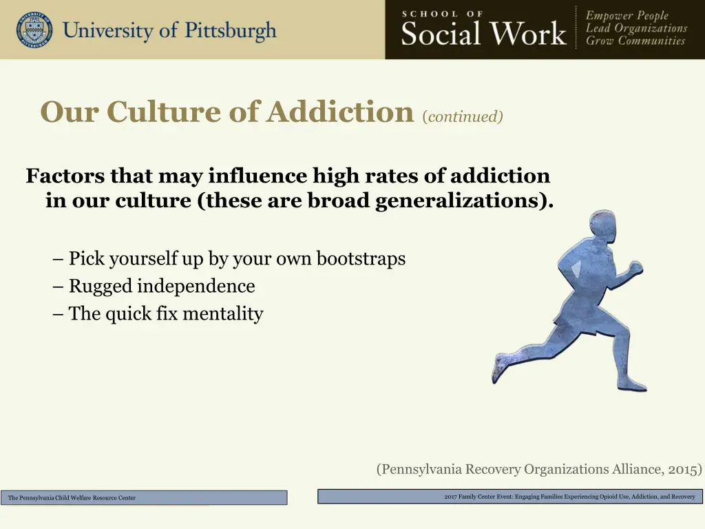 our culture of addiction continued
