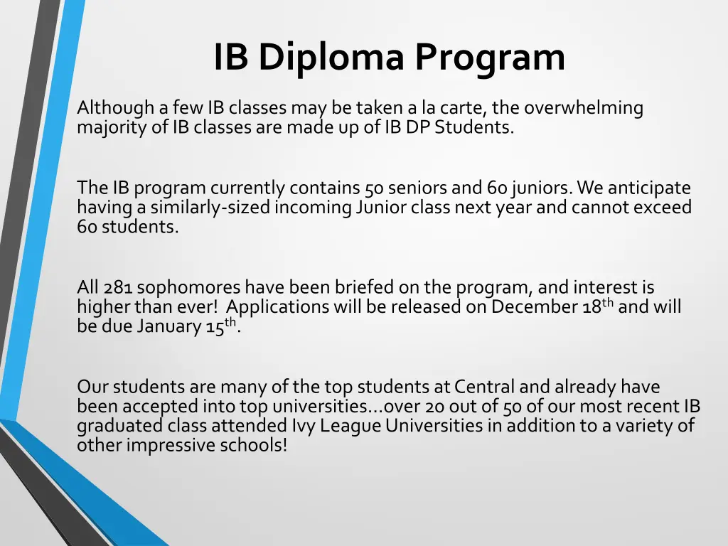 ib diploma program