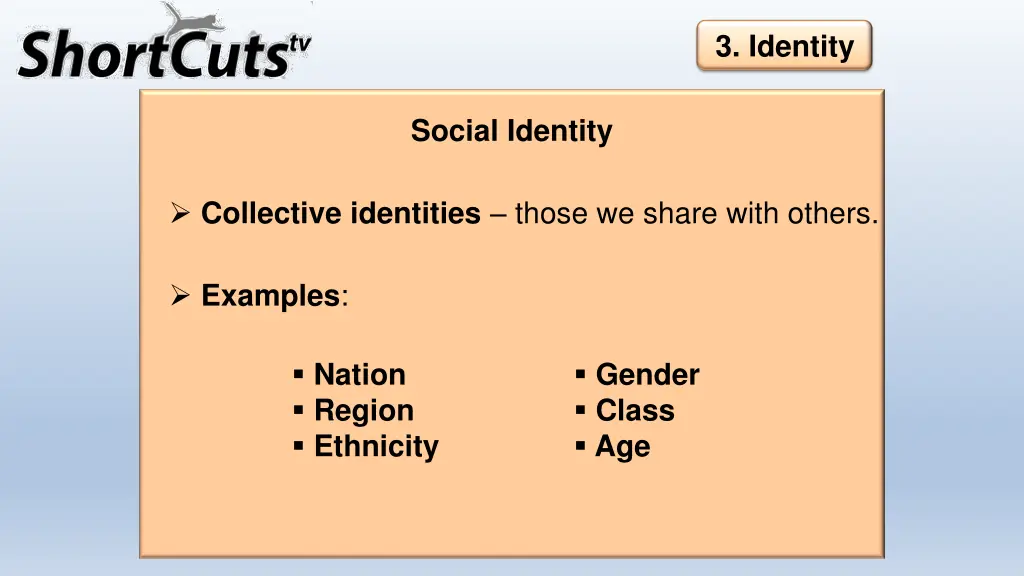 3 identity 1