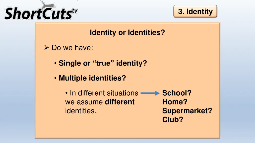 3 identity 6