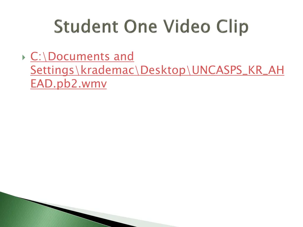 c documents and settings krademac desktop uncasps