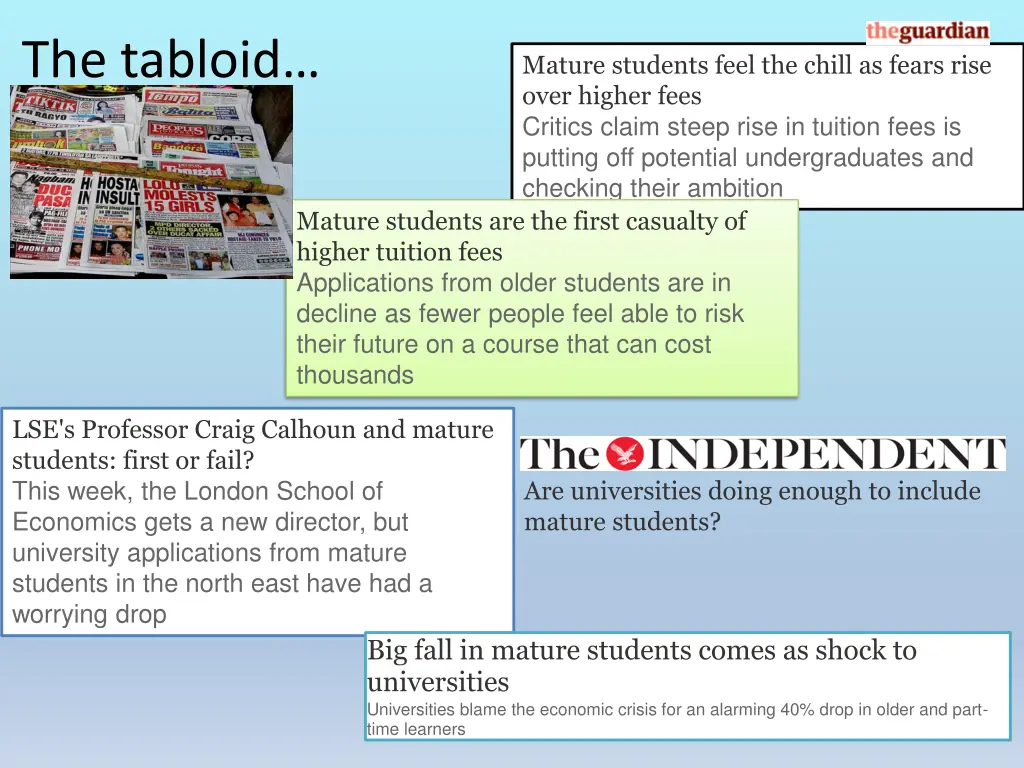 the tabloid