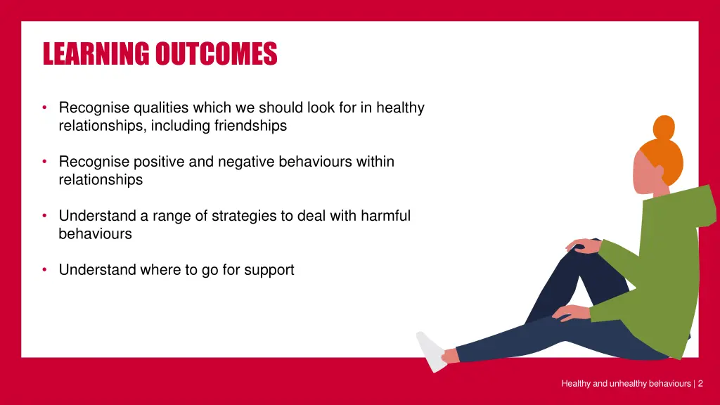 learning outcomes