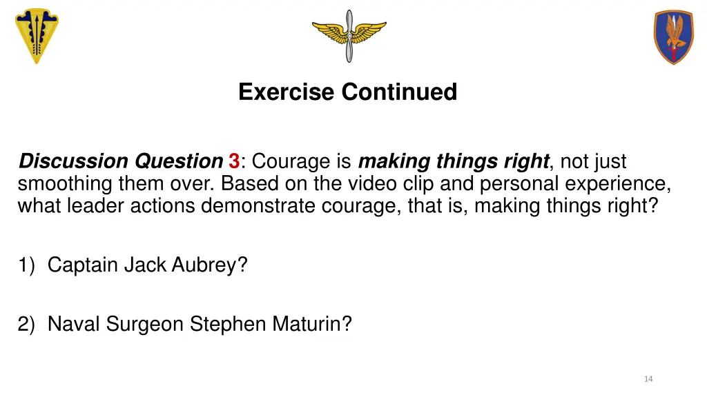 exercise continued 1