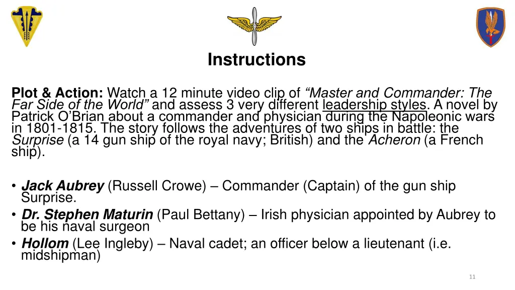 instructions