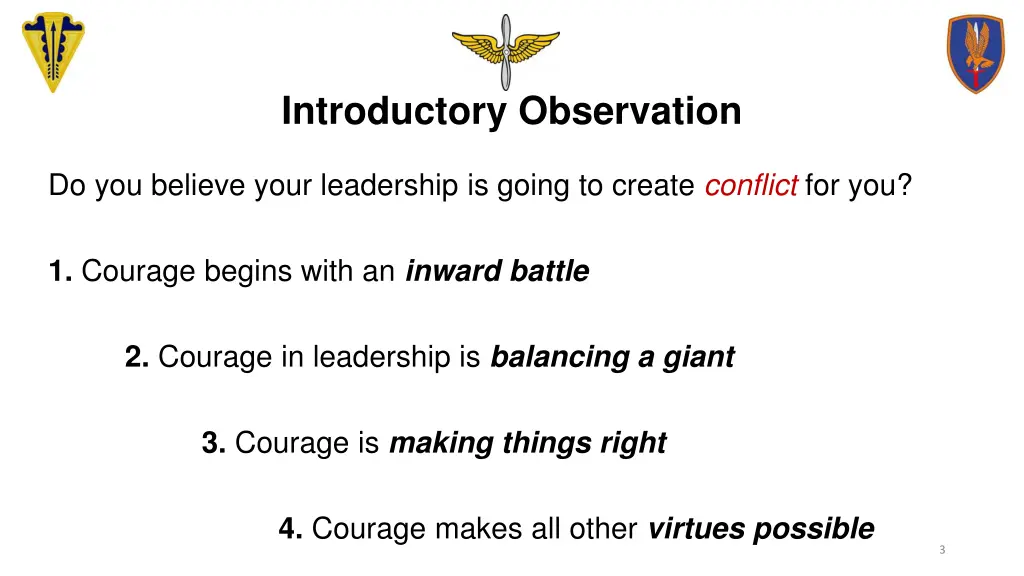 introductory observation