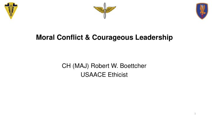 moral conflict courageous leadership