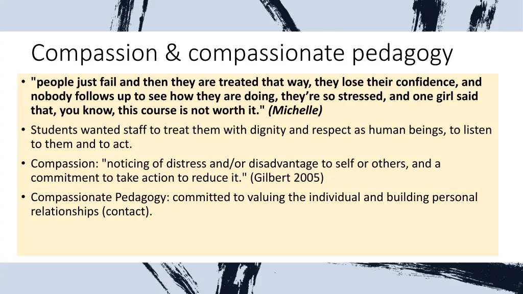 compassion compassionate pedagogy
