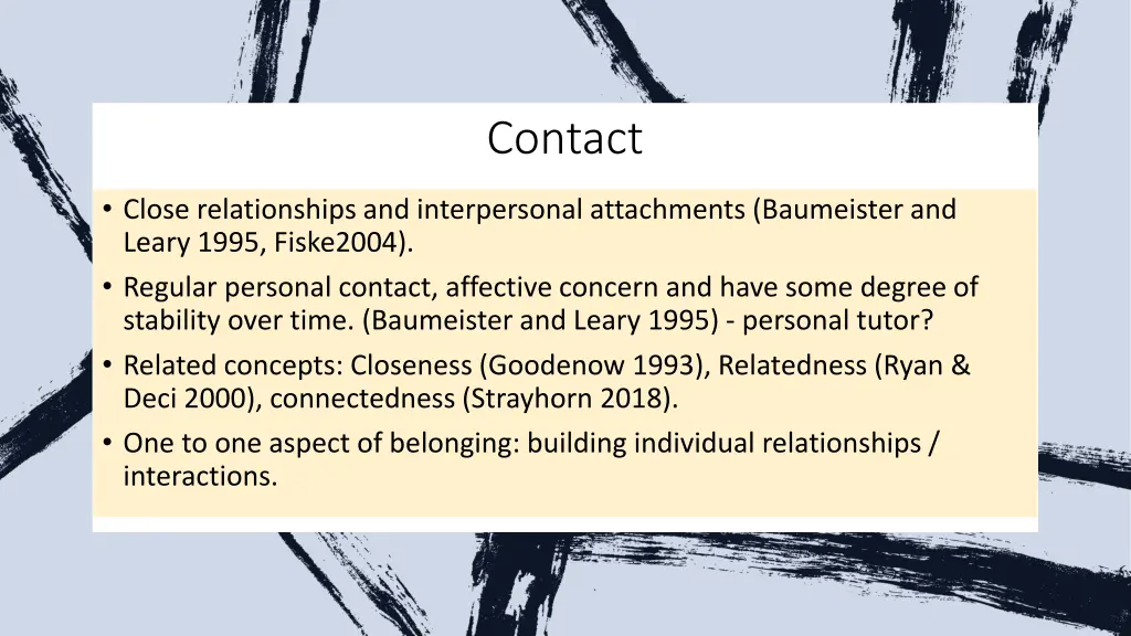 contact