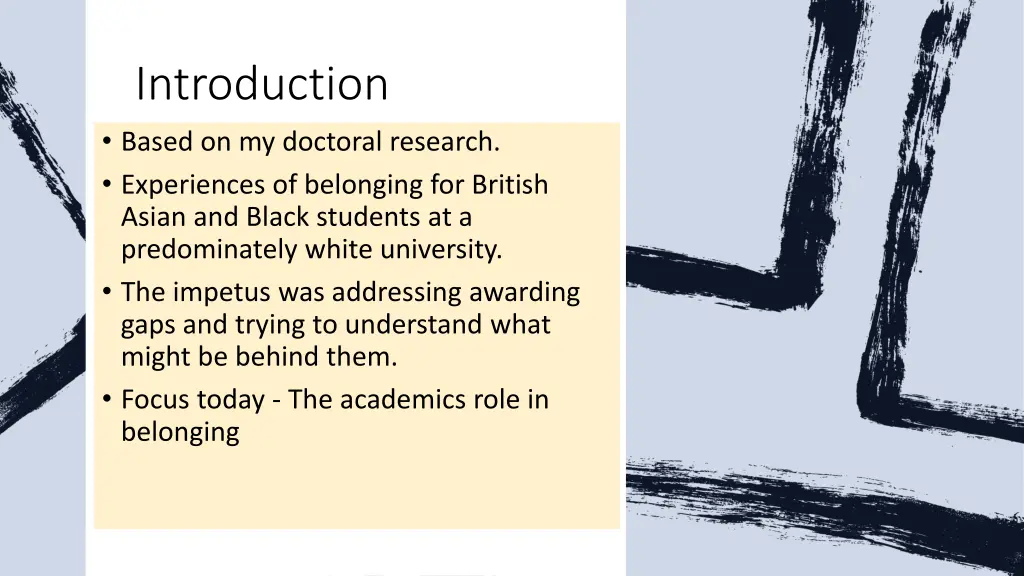 introduction based on my doctoral research