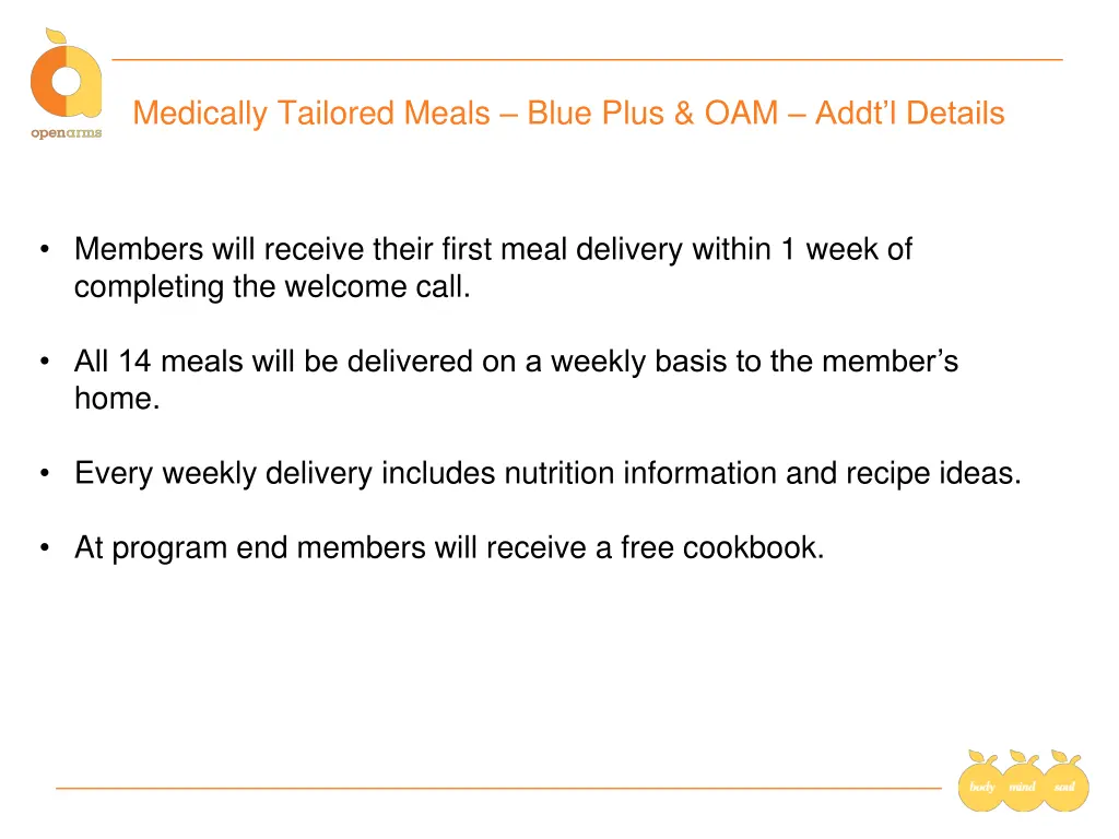 medically tailored meals blue plus oam addt 1
