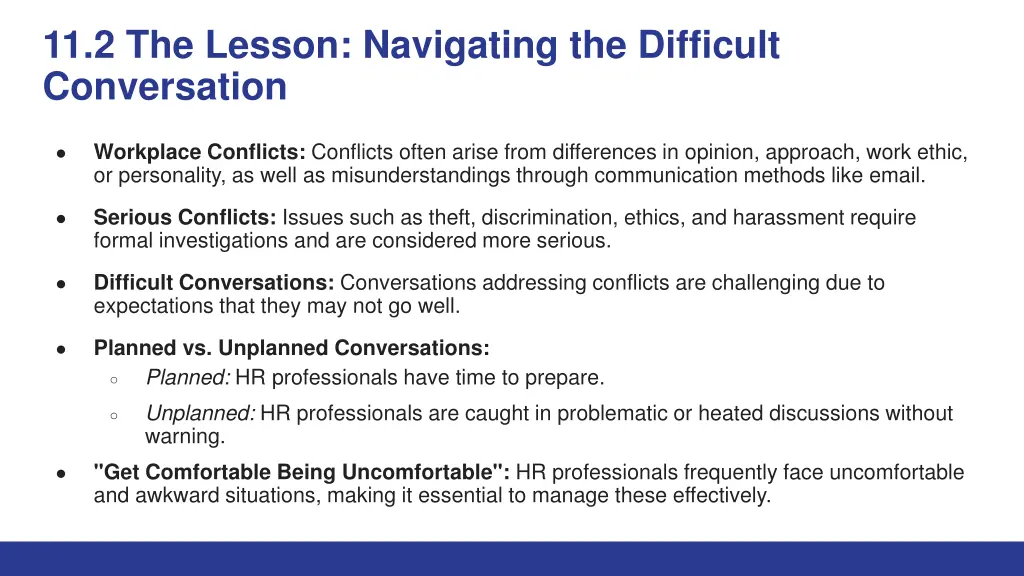 11 2 the lesson navigating the difficult
