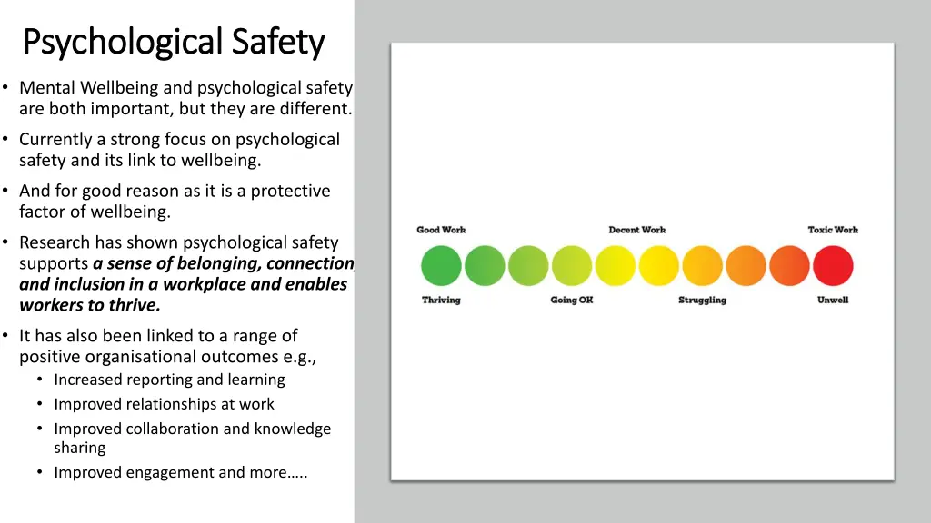 psychological safety psychological safety