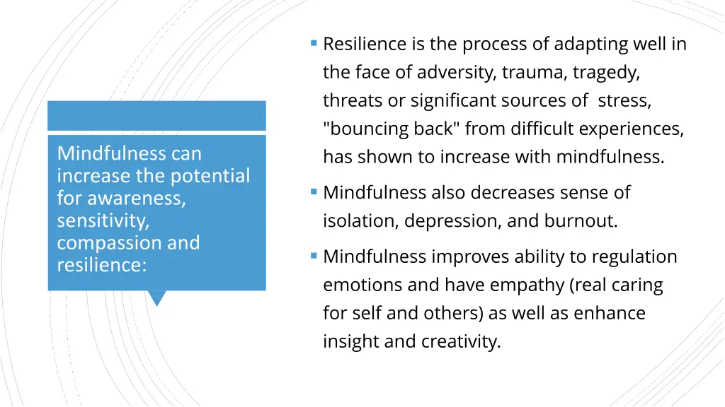 resilience is the process of adapting well