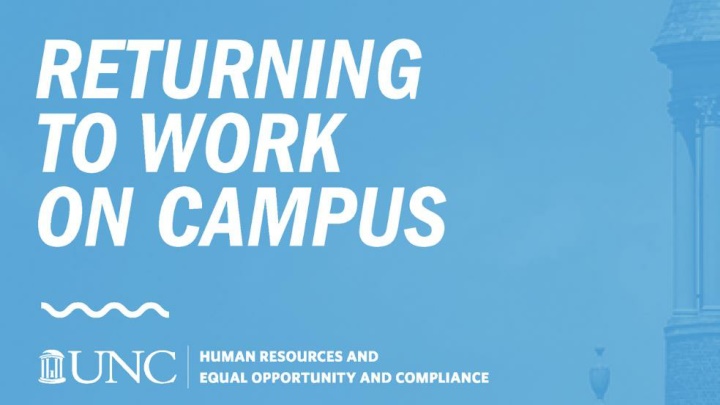 returning to work on campus
