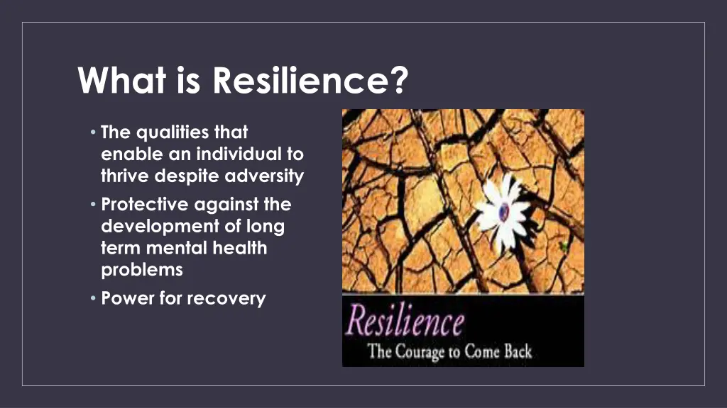 what is resilience