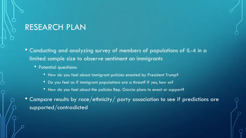 research plan