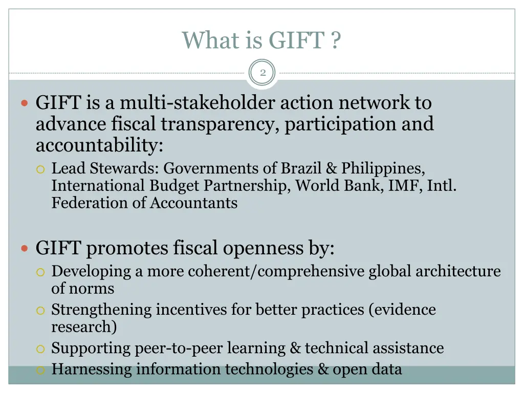 what is gift