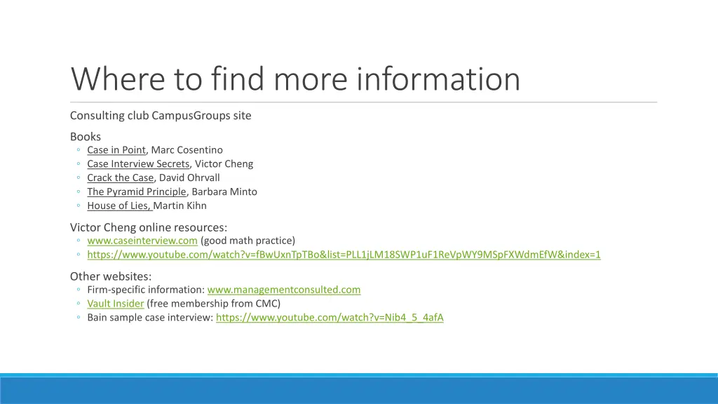 where to find more information