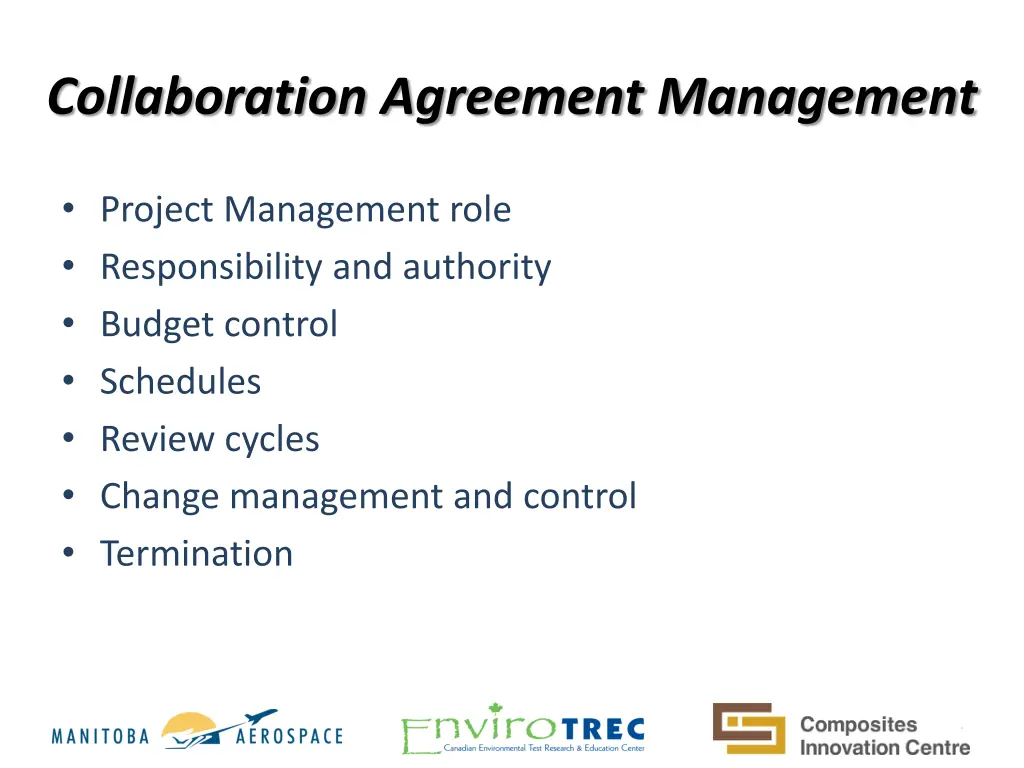 collaboration agreement management 1