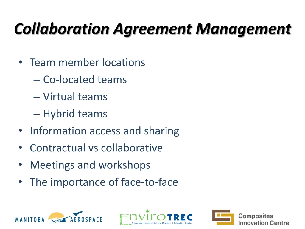 collaboration agreement management 2