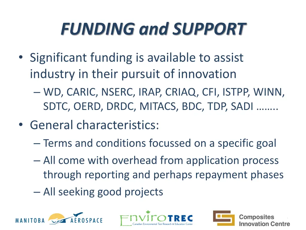 funding and support 1