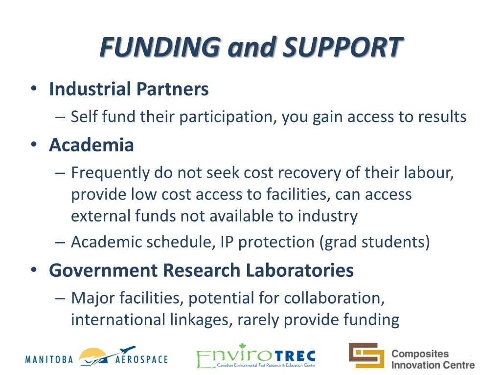 funding and support 2