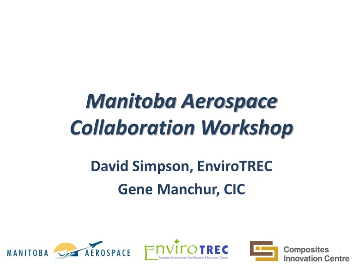 manitoba aerospace collaboration workshop