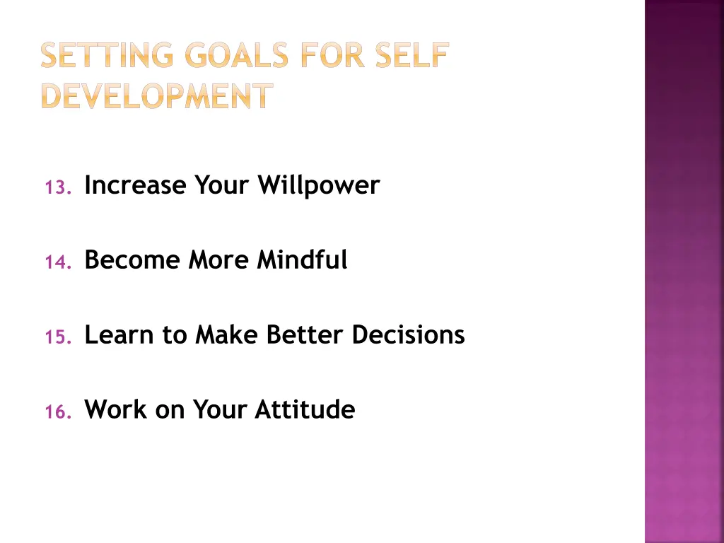 setting goals for self development 5