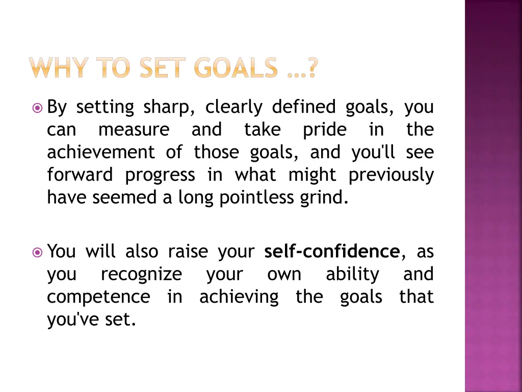 why to set goals 1