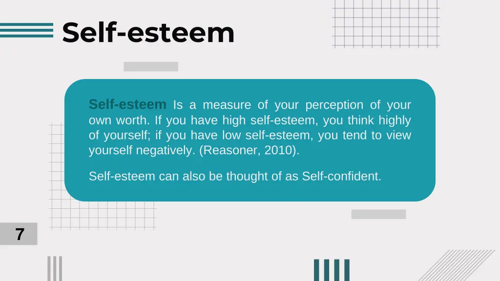 self esteem