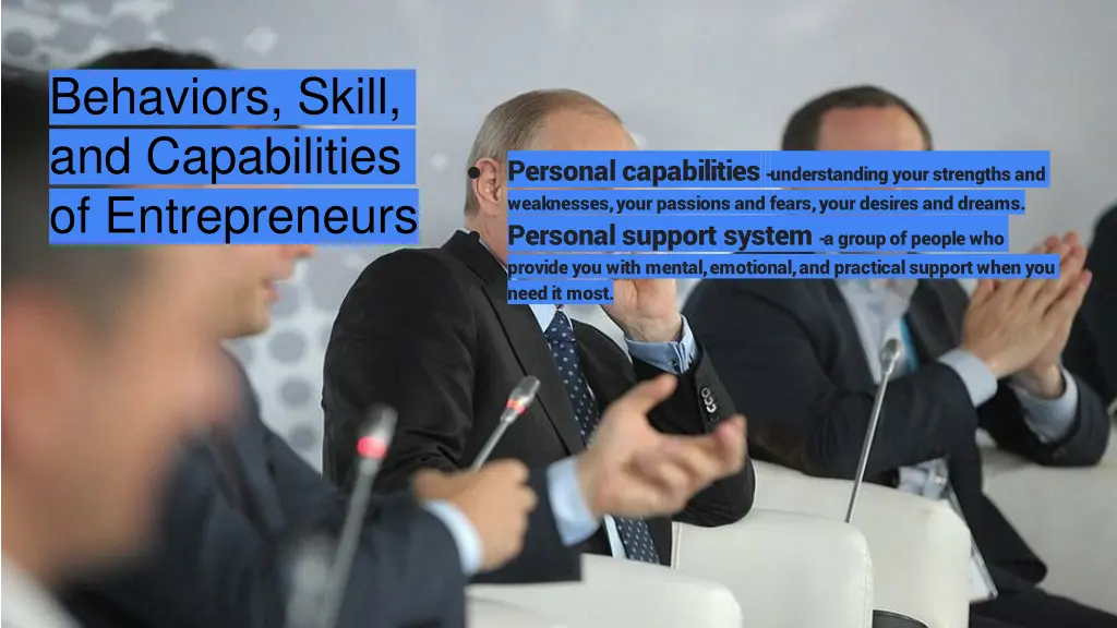 behaviors skill and capabilities of entrepreneurs 2