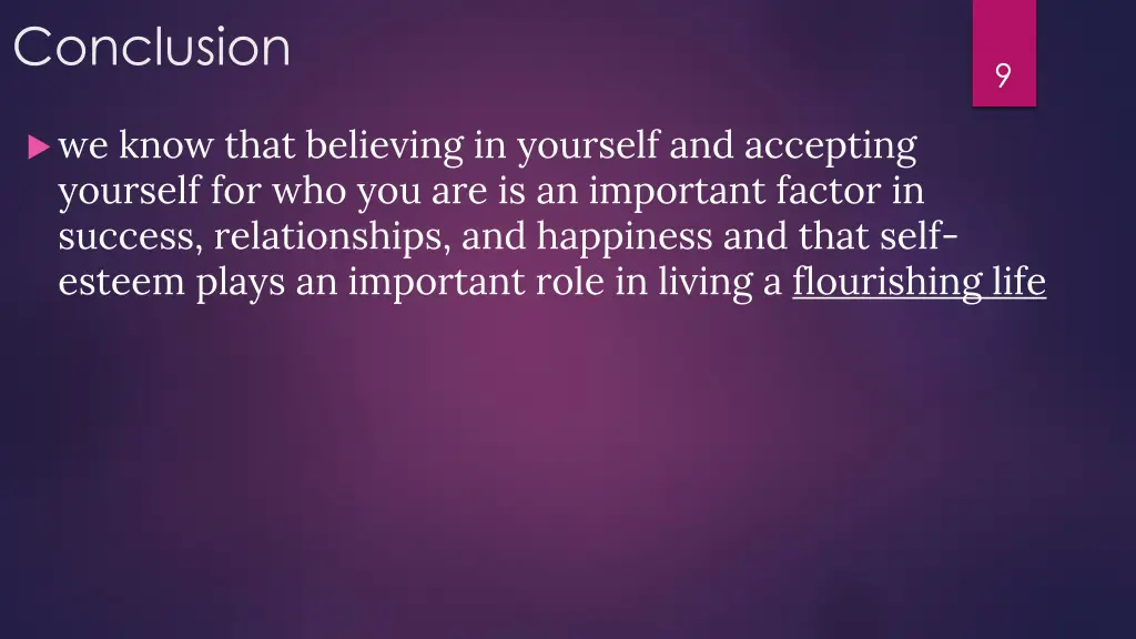 conclusion