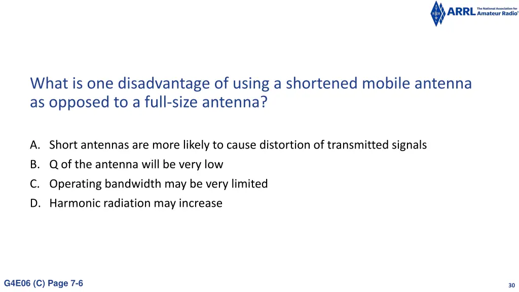 what is one disadvantage of using a shortened