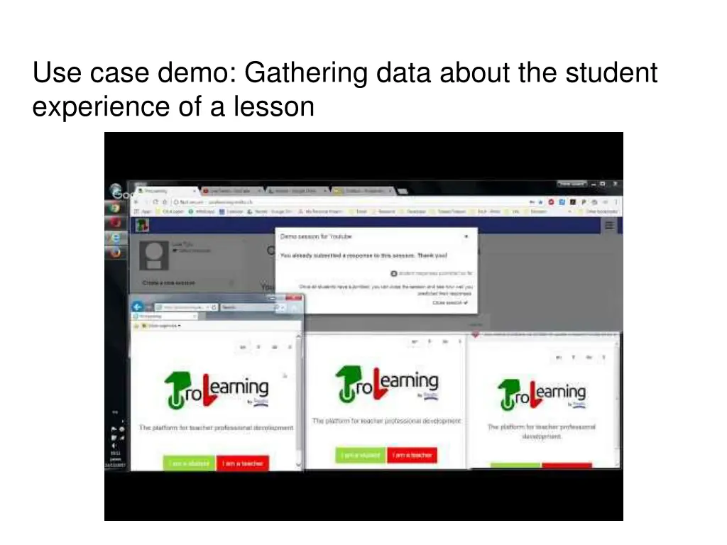 use case demo gathering data about the student