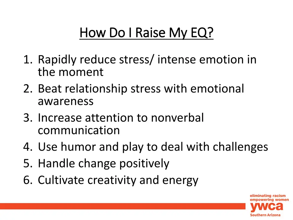 how do i raise my eq how do i raise my eq