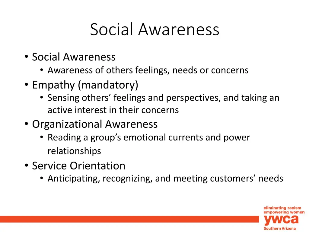 social awareness