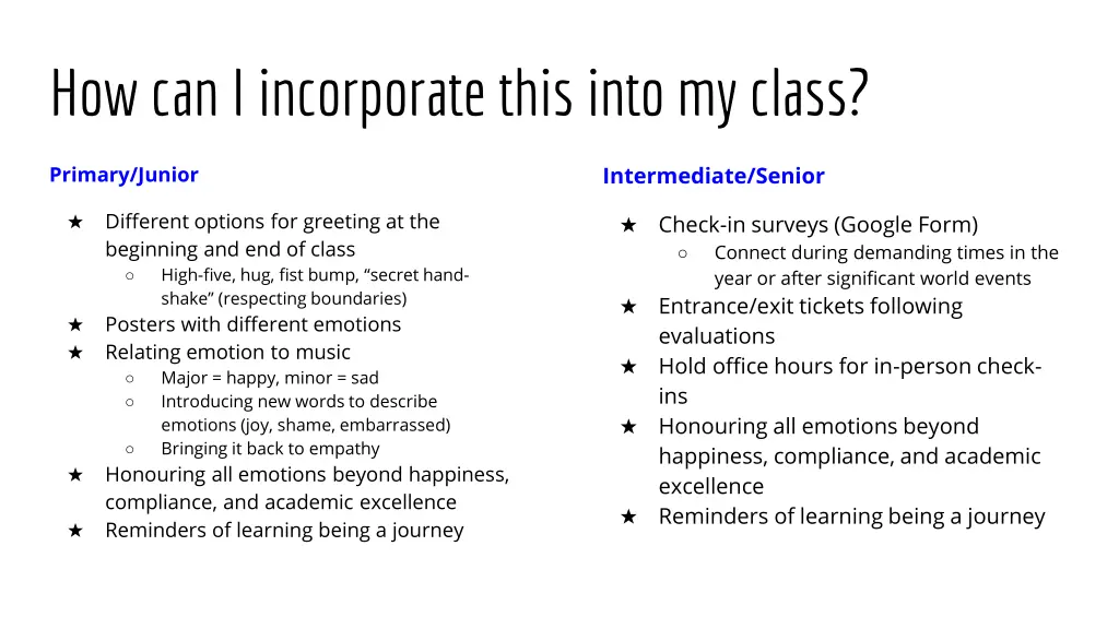 how can i incorporate this into my class