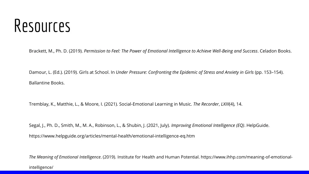 resources