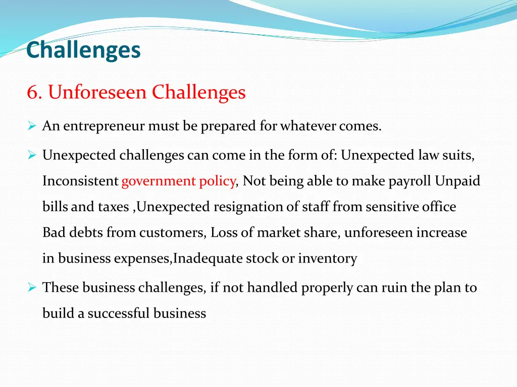 challenges 5